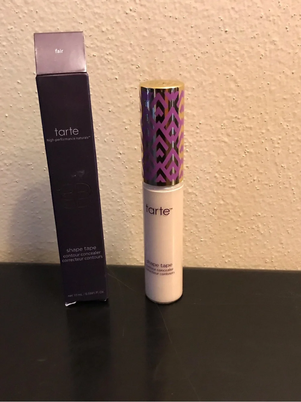 tarte Shape Tape Concealer — Fair (Purple & Gold Cap, Cream Shade)